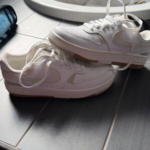 Nike Cream Textured Sneakers
